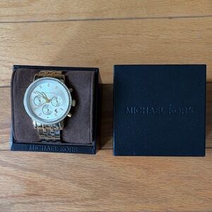 Michael Kors Gold Chronograph Watch